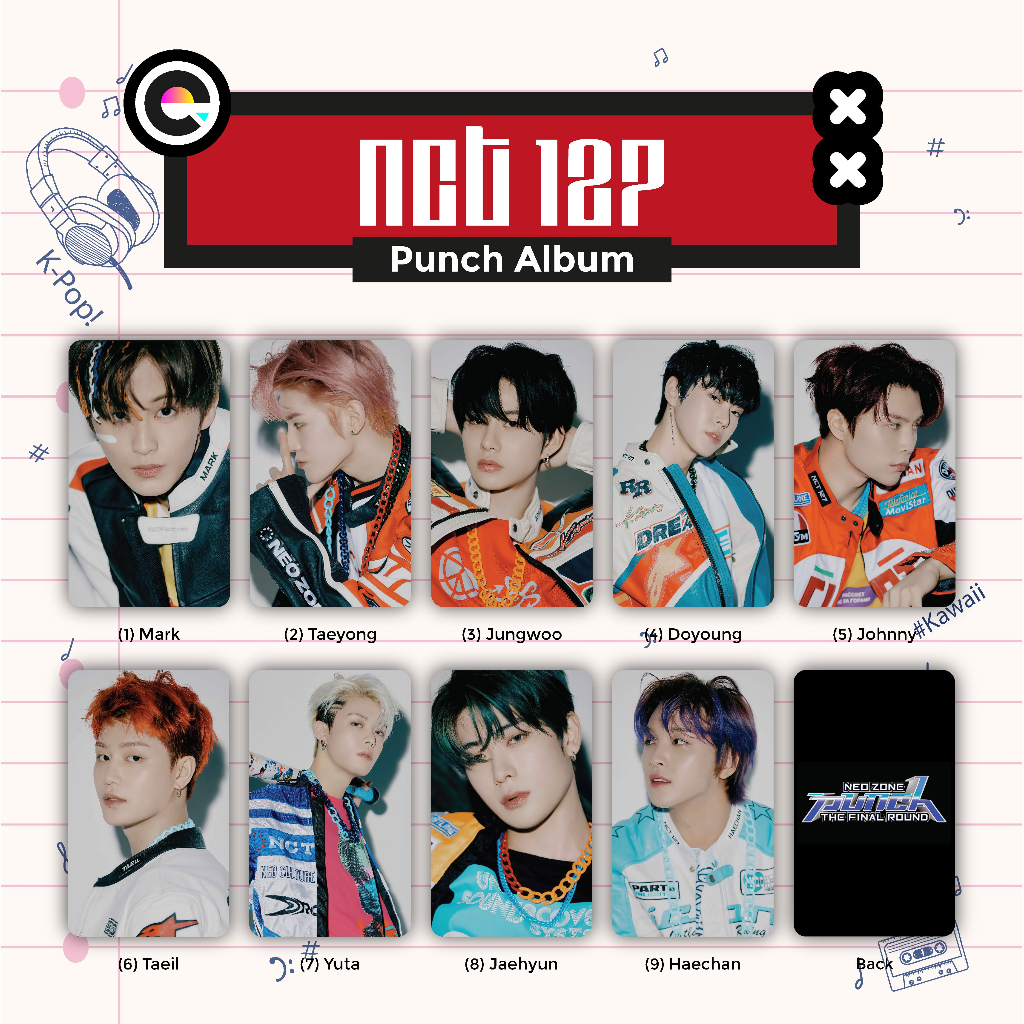 Jual Photocard NCT 127 Punch Series album foto PC 400gsm | Shopee Indonesia