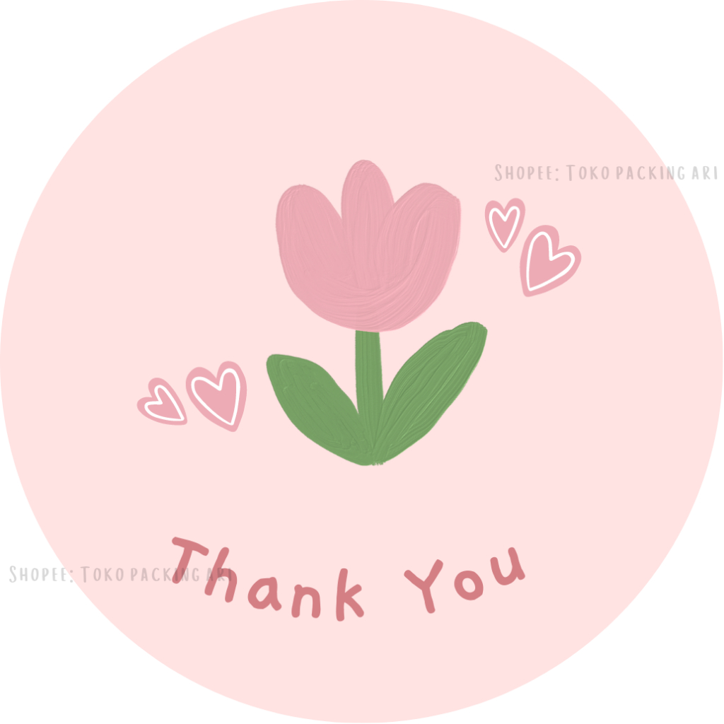 Jual Sticker Bulat | Sticker Bulat Cute | Sticker Packing | Sticker ...