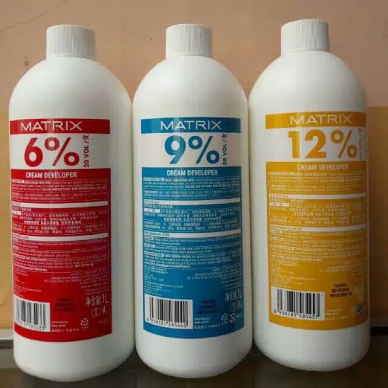 Jual MATRIX OXYDANT CREAM DEVELOPER 6% 9% 12% 1000ML | Shopee Indonesia