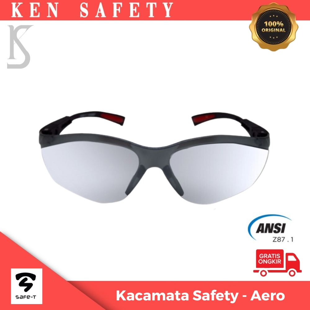 Jual Safety Glasses Kacamata Safety SAFET Aero 745 Anti Fog ANSI Z87.1