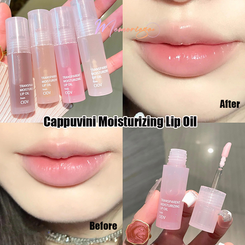 Jual COD&Ready Cappuvini Lip Oil Moisturizing Lip Serum Bibir Lip Gloss