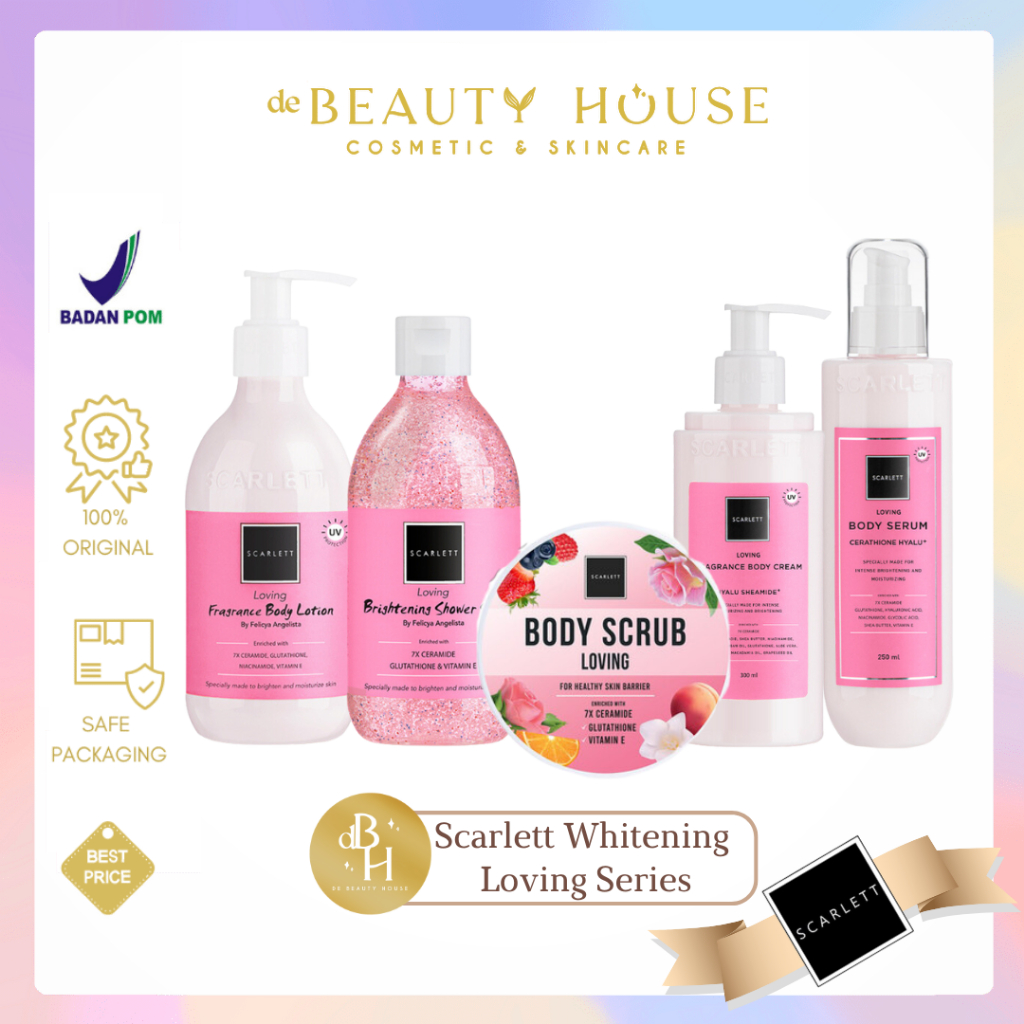 Jual SCARLETT Whitening Loving Series Body Lotion Body Cream