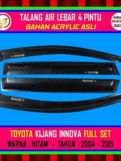 Jual TALANG AIR MOBIL - 4 PINTU FULL SET - TOYOTA KIJANG INNOVA - TAHUN ...