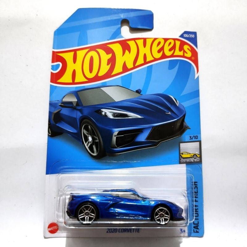 Jual HOT WHEELS SPORTS CAR CORVETTE BIRU GLITTER Shopee Indonesia
