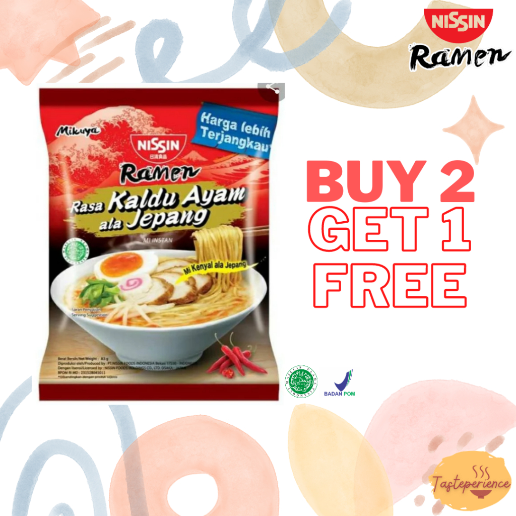 Jual Promo Beli 2 Gratis 1 Nissin Mikuya Ramen Instant Torikara Mie