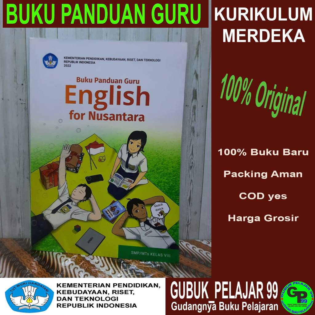 Jual Buku Panduan GURU ENGLISH FOR NUSANTARA Untuk SMP Kelas 8 ...