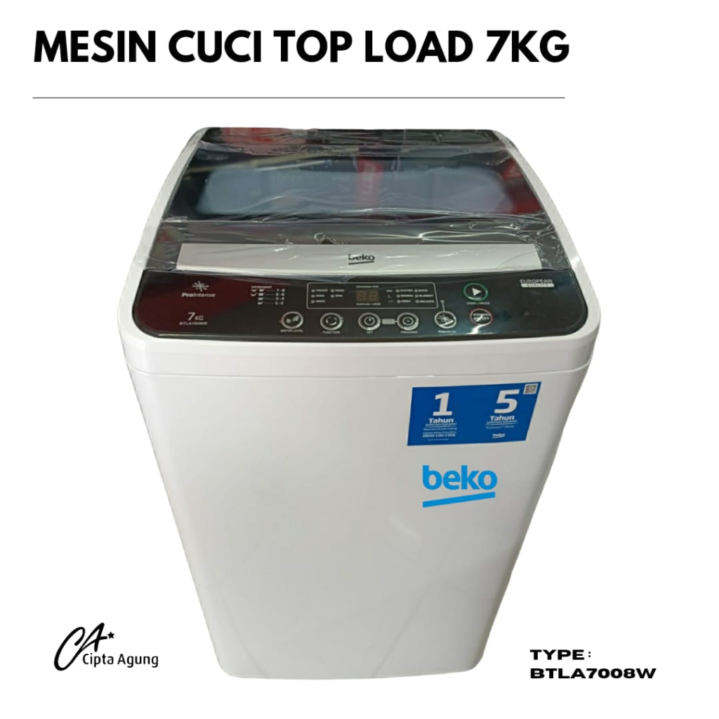 Jual MESIN CUCI BEKO 1 TABUNG TOP LOAD 7 KG BLTA7008W BLTA 7008 W [BDG ...