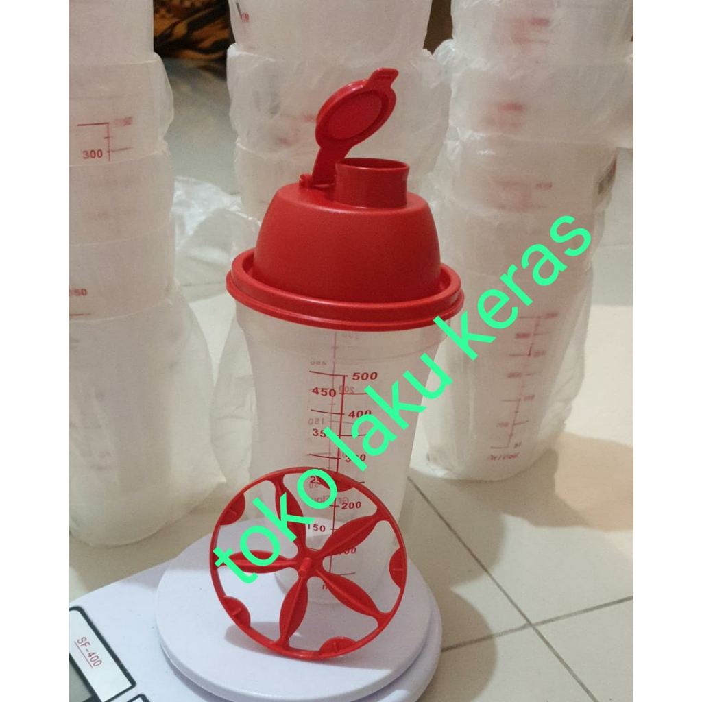 Jual Tupperware Quick Shake (1) - botol shaker milkshake manual ...