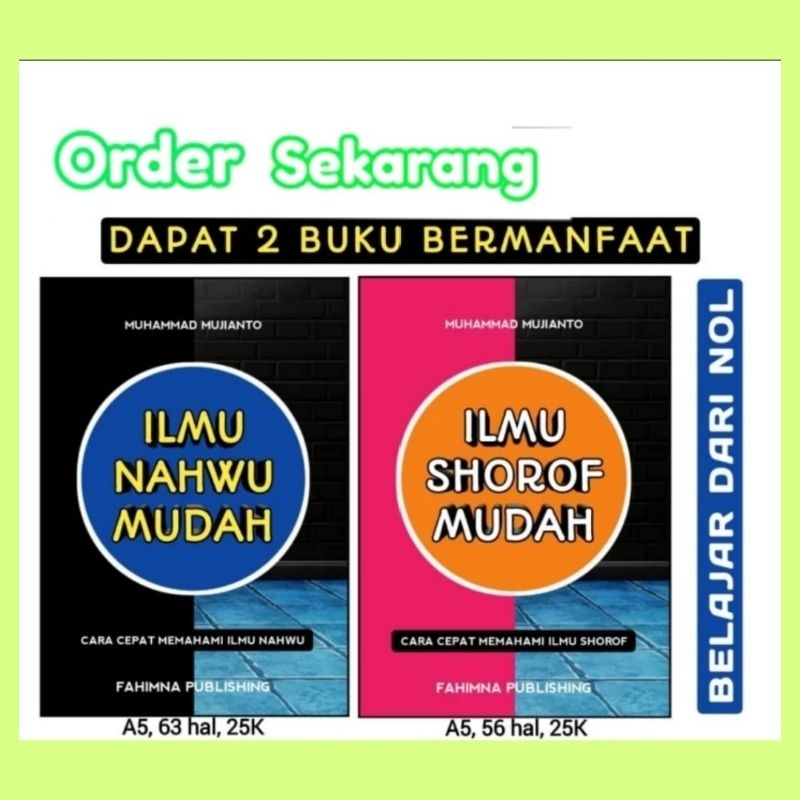 Jual BUKU JAGO KUASAI BAHASA ARAB NAHWU SHOROF UNTUK PELAJAR SANTRI ...