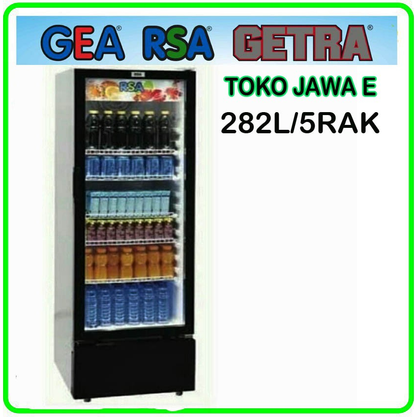 Jual SHOWCASE RSA AGATE 300 Lemari Pendingin 5 Rak - Kapasitas 282 ...