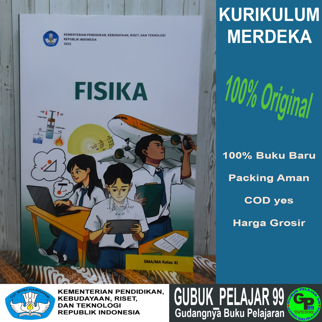 Jual Buku Paket Siswa FISIKA Untuk SMA SMK Kelas 11 Kurikulum MERDEKA