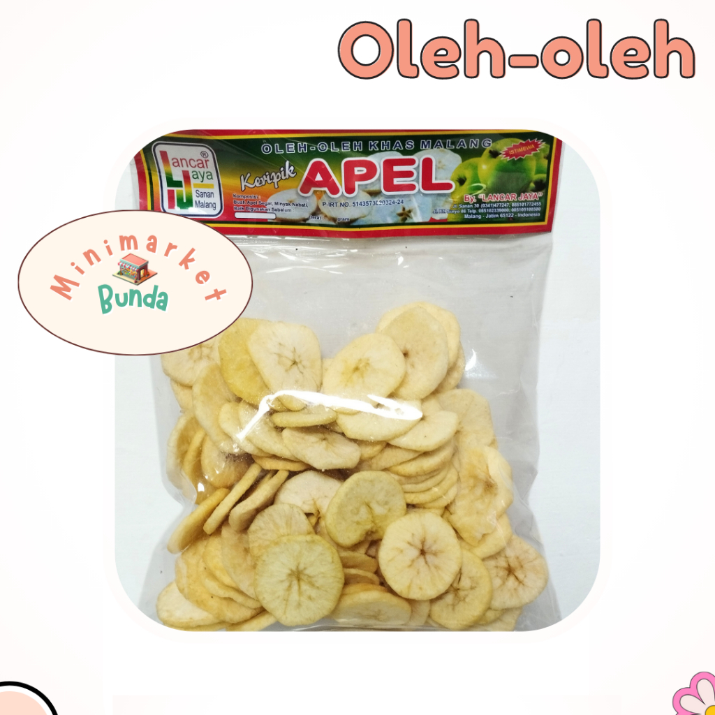 Jual Keripik Apel Istimewa [oleh Oleh Khas Malang] Camilan Jajan Buah