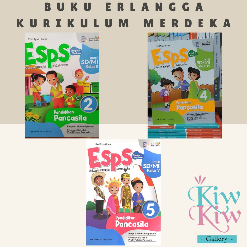 Jual Buku ESPS Pendidikan Pancasila Kelas 1, 2, 3, 4, 5, 6 SD/MI ...