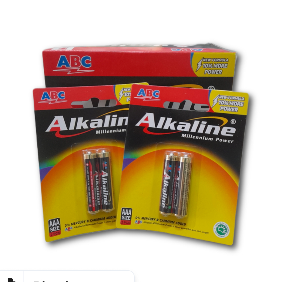 Jual BATREI ABC ALKALINE SIZE AAA 1,5V | Shopee Indonesia