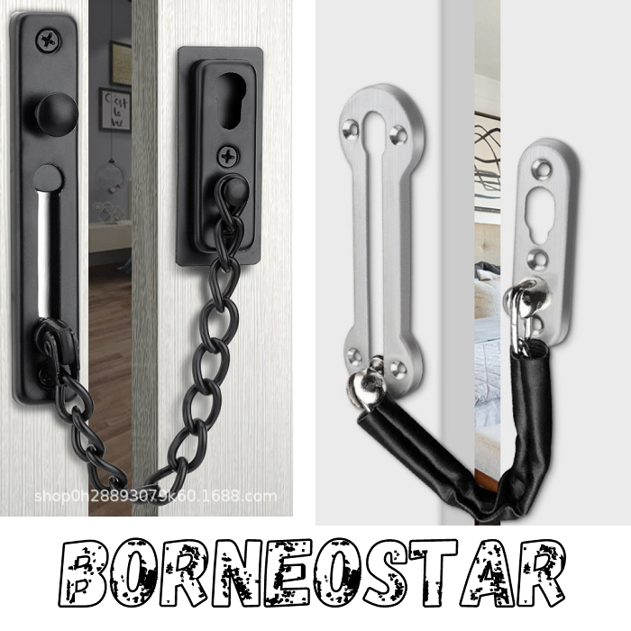 Jual Grendel Rantai Pintu Stainless 054s-Door Chain Kunci safety lock ...
