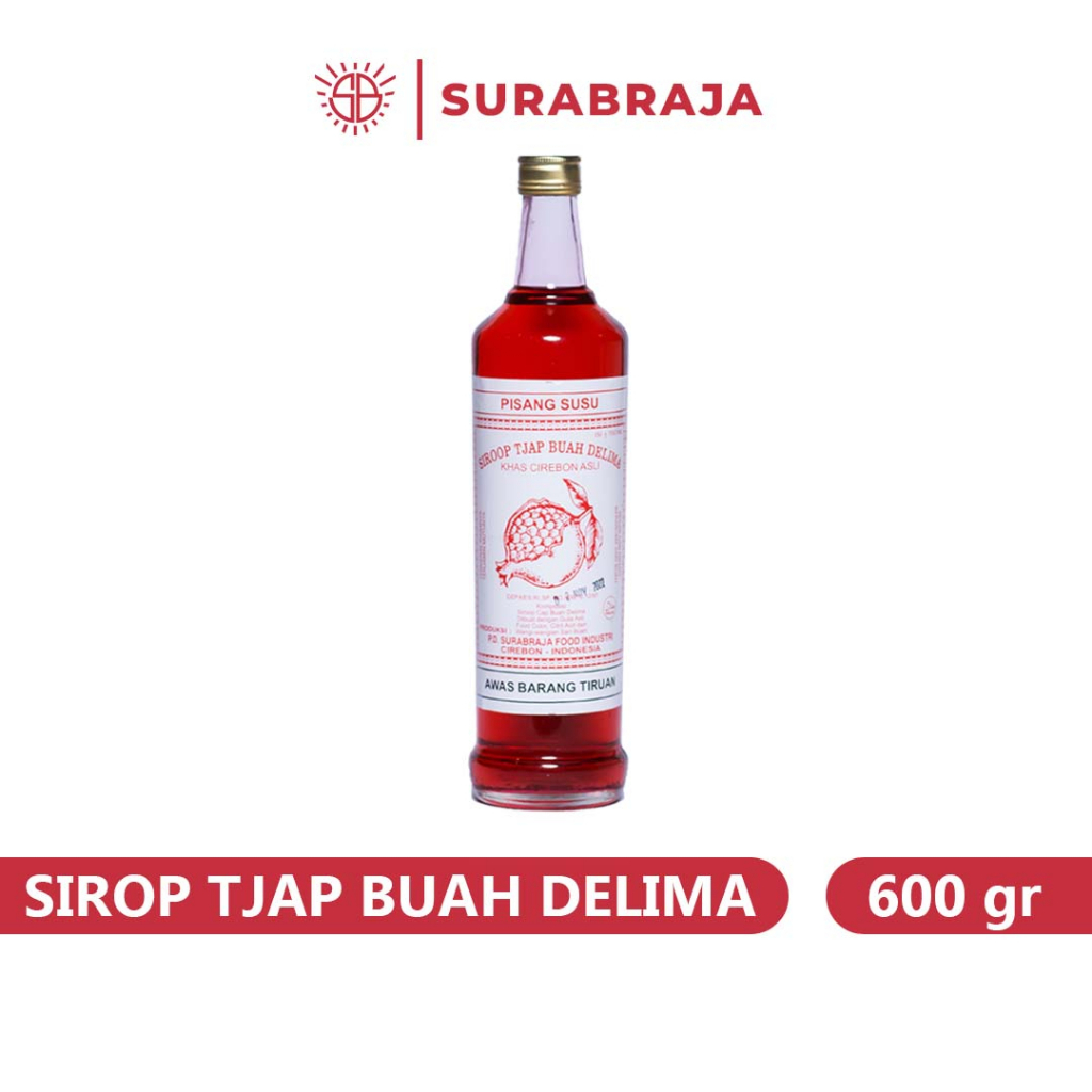 Jual SIROOP TJAP BUAH DELIMA | Sirup Tjampolay | Sirop Surabraja Asli