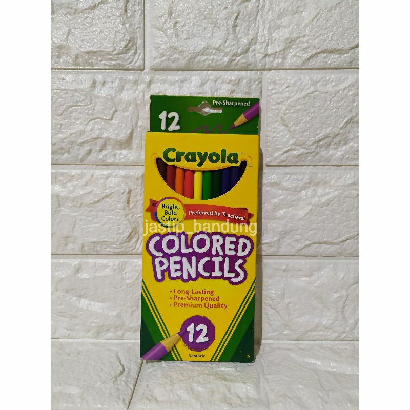 Jual Crayola Colored Pencil 12 Color / Crayola Pensil Warna / Pensil Warna Crayola / Crayola