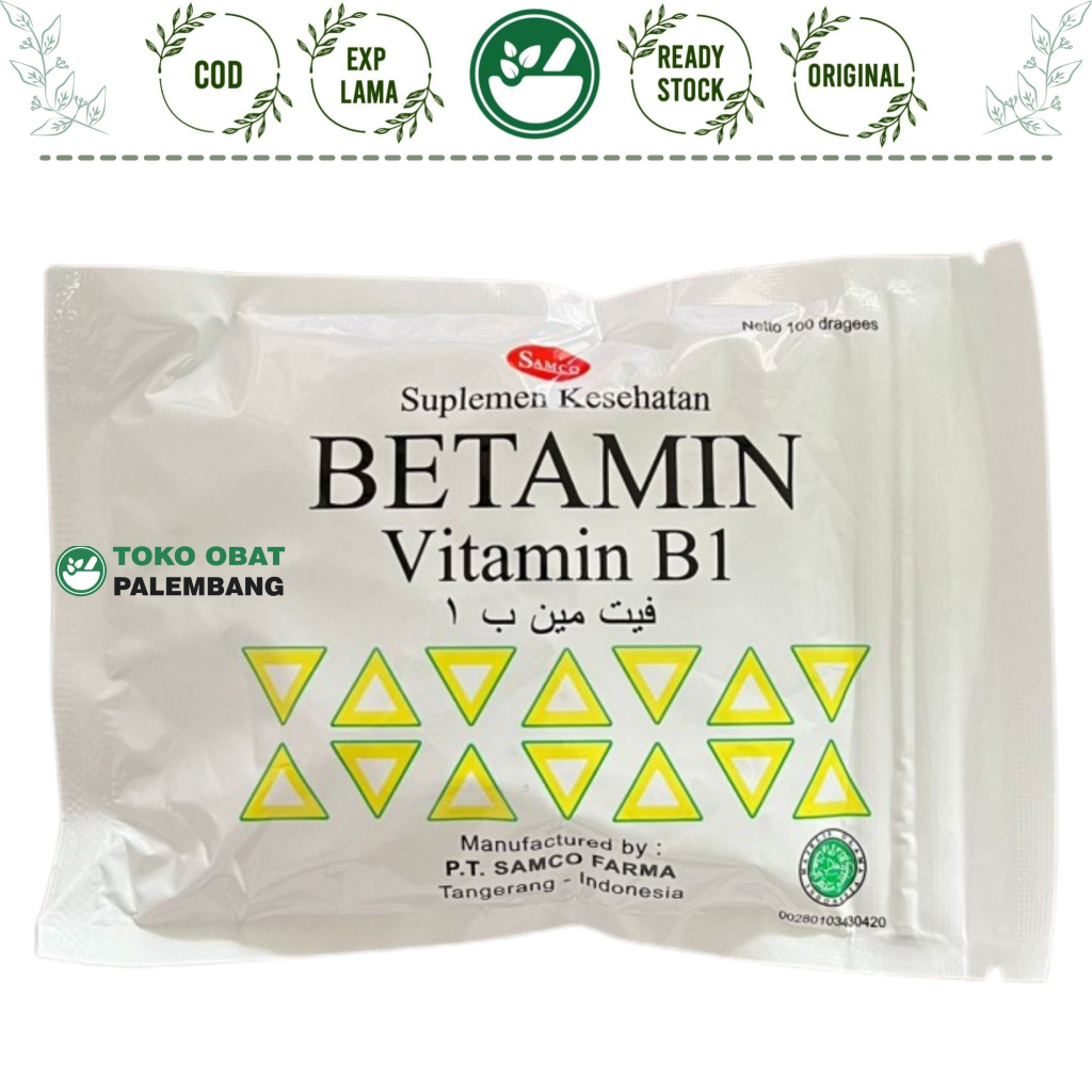 Jual Betamin Tablet Vitamin B Mg Samco Zak Vit B Sakit Urat Syaraf Shopee Indonesia