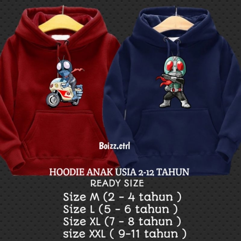 Jual Sweater Hoodie Anak Laki Laki/Perempuan Usia 2-13 Tahun Switer ...