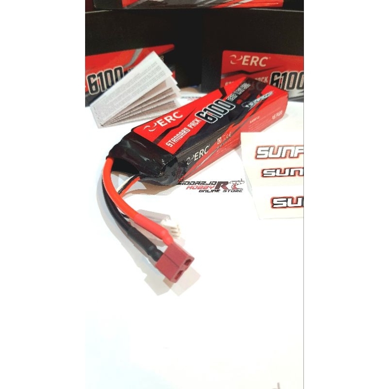 Jual SUNPADOW BATTERY BATERAI LIPO 2S 7.4V 6100 mAh 100C for RC RALLY ...