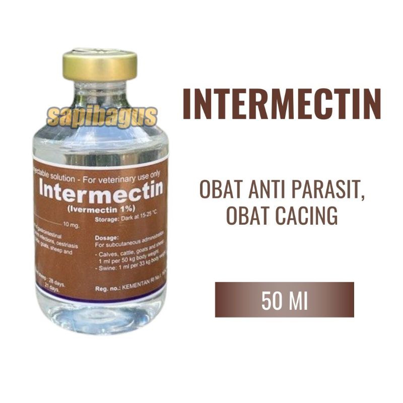 Jual Intermectin - Obat Cacing - Sapibagus | Shopee Indonesia
