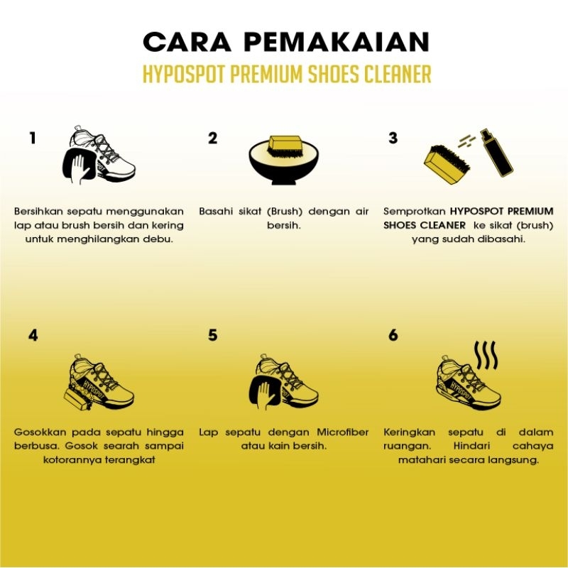 Jual HYPOSPOT - Hard Cleaner For Outsole Midsole 500ml Sabun Cuci ...
