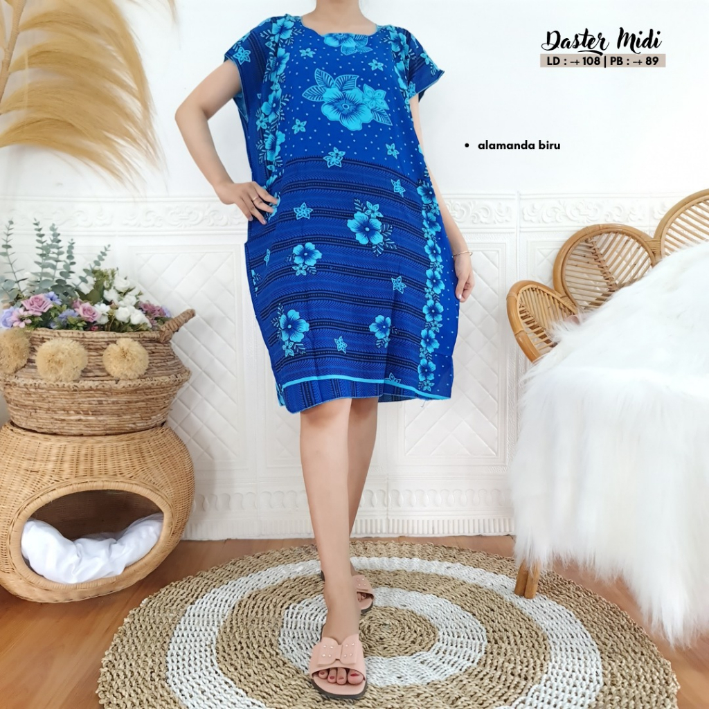 Jual PART 2 DASTER MIDI BAHAN RAYON MOTIF KEKINIAN | Shopee Indonesia