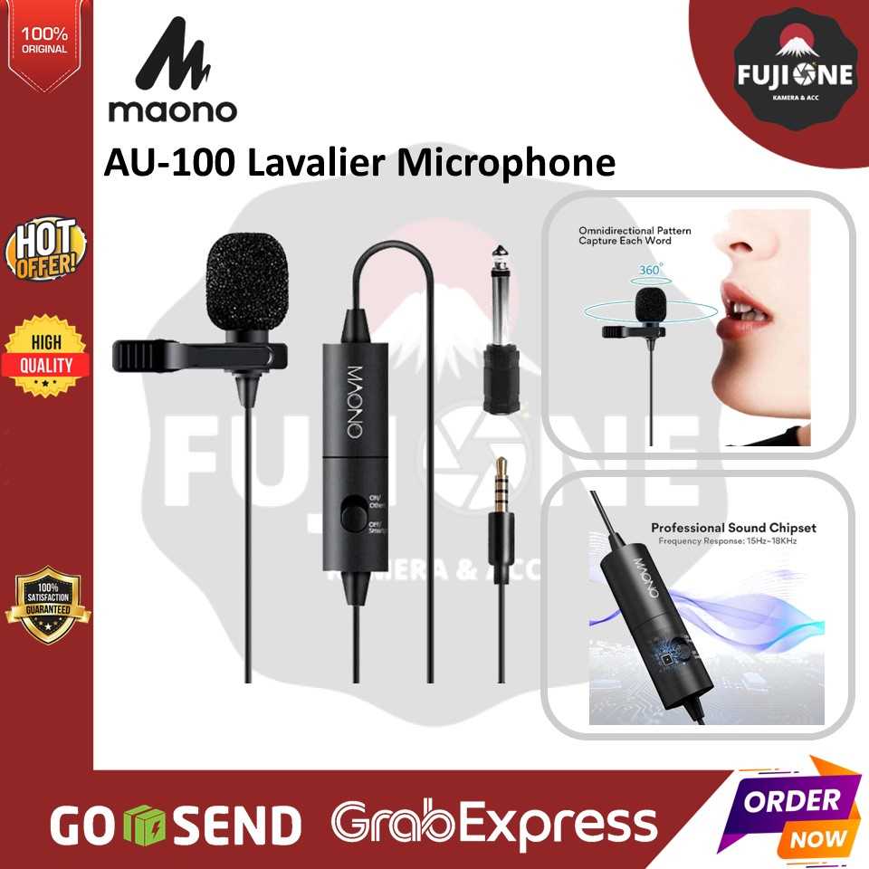 Jual Maono AU100 Lavalier Microphone Shopee Indonesia