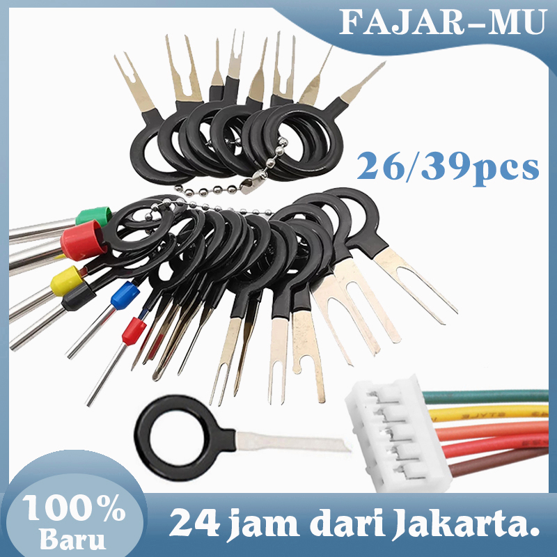 Jual 26 Pcs/39 Pcs Pin Extractor Kit Terminal Ekstraktor Removal Tools ...