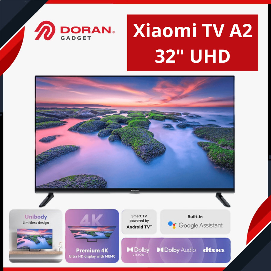 Jual Xiaomi Tv A2 32 Hd Android Smart Tv 32 Inch Digital Tv Garansi Resmi 1 Tahun Shopee