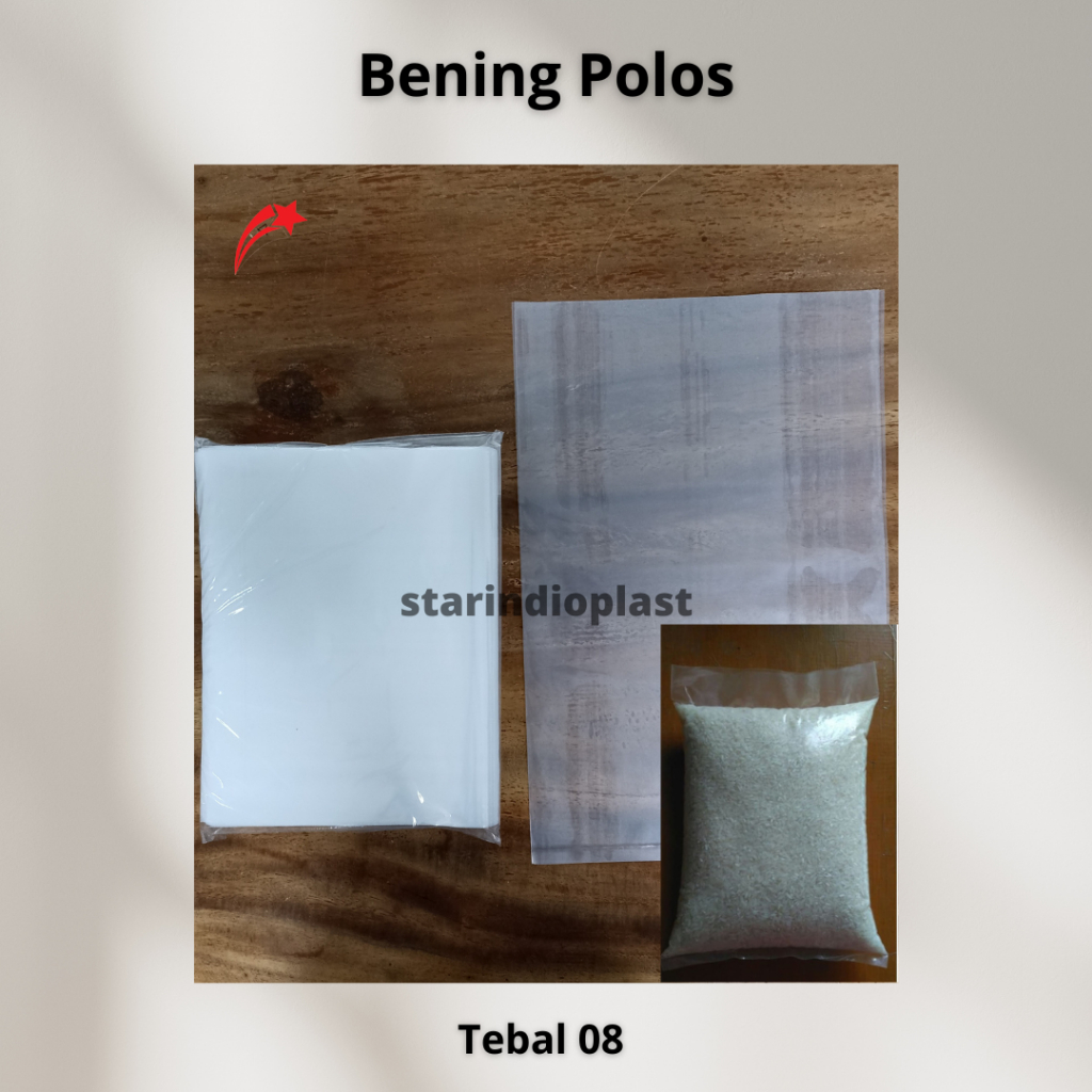 Jual Plastik Beras Kemasan Kg Bening Polos Shopee Indonesia