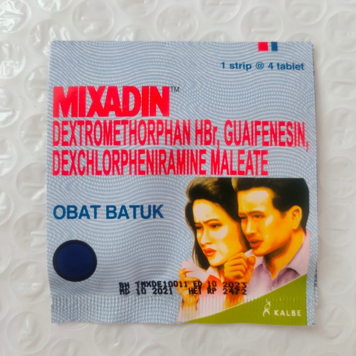 Jual Obat Batuk Mixadin BUNDLING 2 Strip (1 Strip Isi 4) | Shopee Indonesia