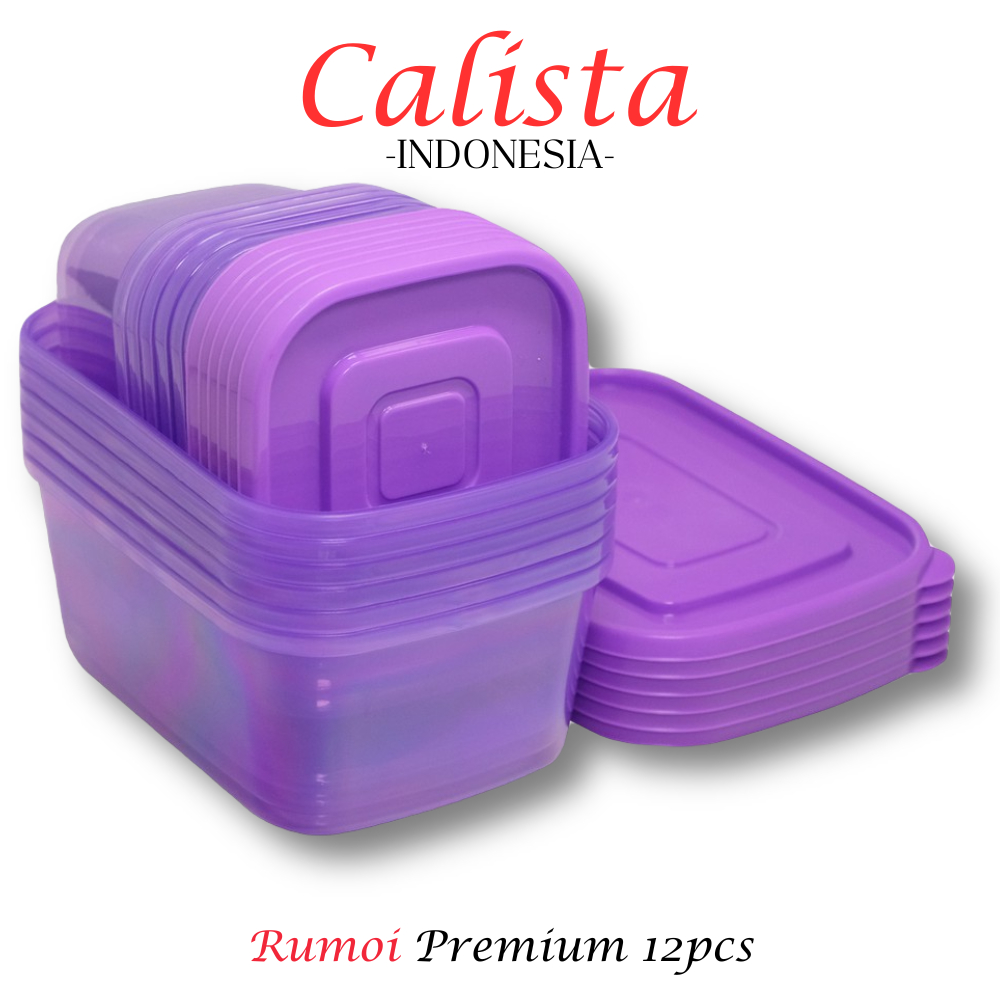 Jual [ CALISTA ] TOPLES BENING SET FOOD CONTAINER CALISTA RUMOI PUTIH ...