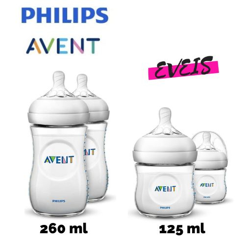 Jual Philips Avent Natural Bottle 125 Ml / 260 Ml - Botol Susu Bayi ...