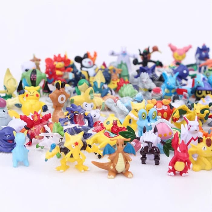 Jual Pokemon Action Figure Isi 24pcs 24 Pcs Bisa Untuk Topping Kue ...