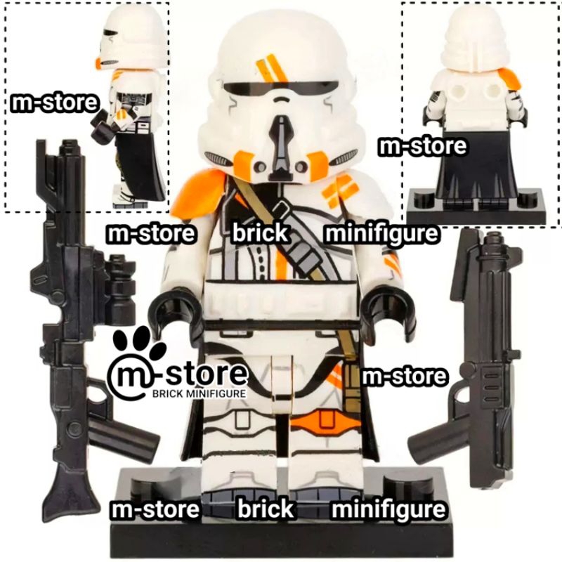 Jual brick star wars airborne clone trooper clone paratrooper mini toy