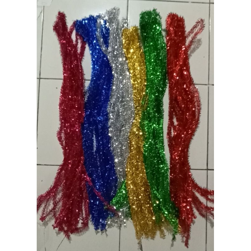 Jual Slinger Rumbai Kawat Kecil Slinger Rumbai Slinger Parcel Tinsel Shopee Indonesia