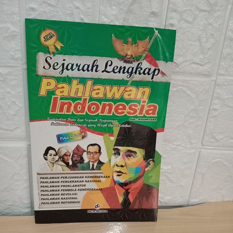 Jual Buku Sejarah Lengkap Pahlawan Indonesia Full Colour Shopee Indonesia