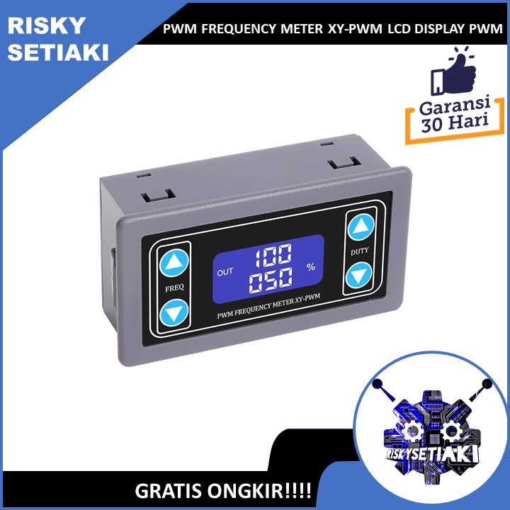 Jual PWM FREQUENCY METER XY-PWM LCD DISPLAY PWM GENERATOR 1HZ-150KHZ ...