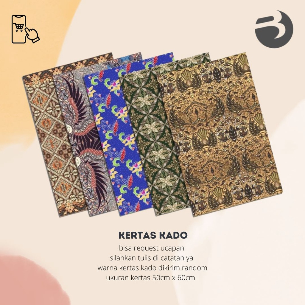 Jual KERTAS KADO 50cm x 60cm | Shopee Indonesia