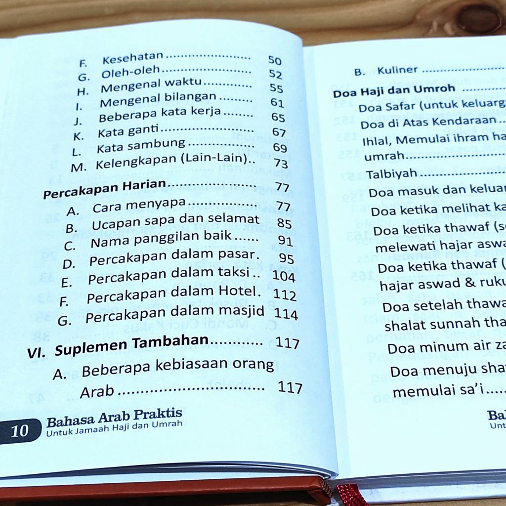 Jual Buku Bahasa Arab Praktis untuk Jamaah Haji dan Umrah - Rafiq ...