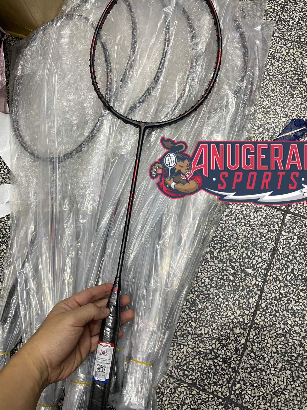 Jual Raket Badminton NEW TECNO 12 ORIGINAL + SENAR MAXBOLT Shopee