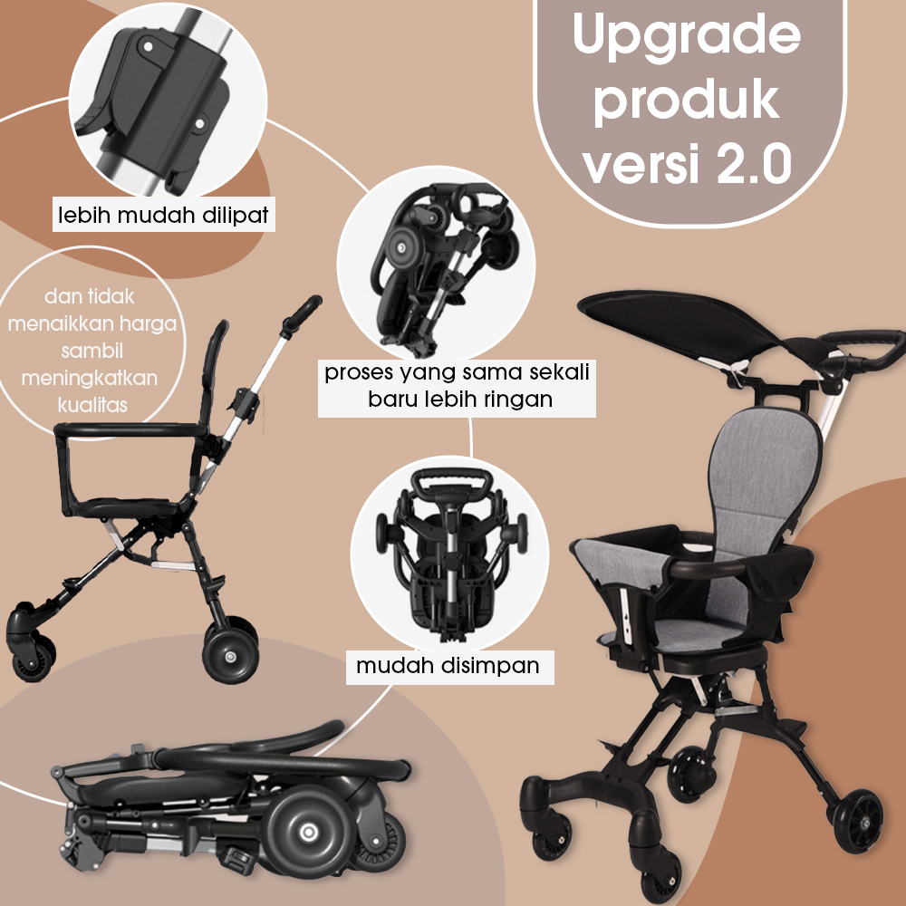 Jual Stroller Baby Kereta Baby PortableDapat Dilipat Ringan Ringan dan