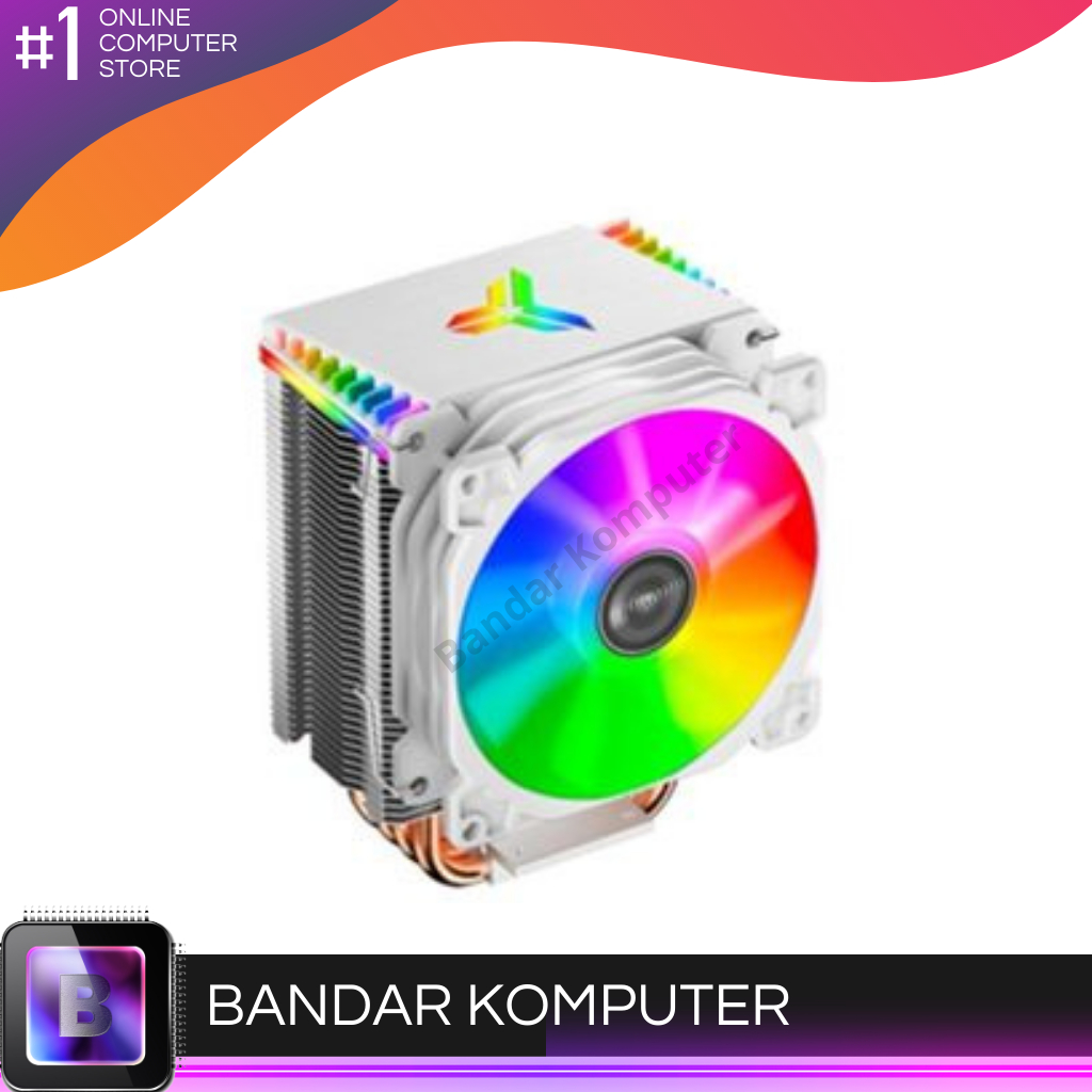 Jual Jonsbo Cr Argb White Cpu Fan Cooling Hsf Cooler Rgb Shopee Indonesia