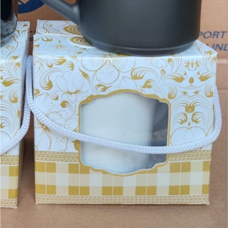Jual Souvenir Gelas Gagang Kecil Mug Kopi Kemasan Box Shopee Indonesia 3153