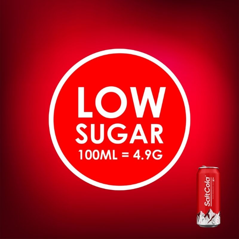 Jual Salt Cola + Himalayan Salt 320ml. Minuman Cola+Garam Himalaya, Low ...