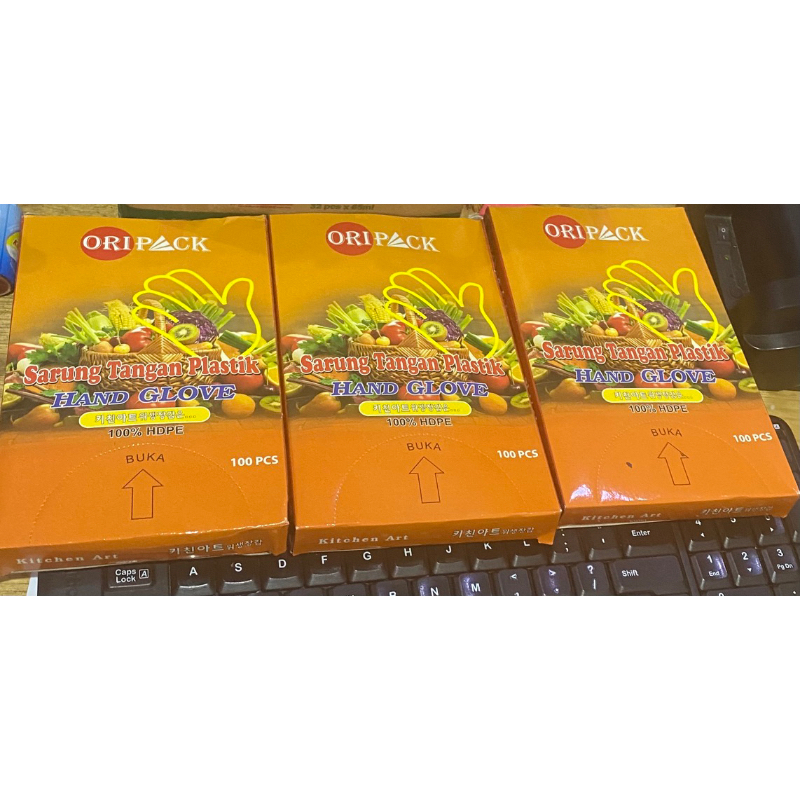 Jual Sarung tangan plastik oripack | Shopee Indonesia