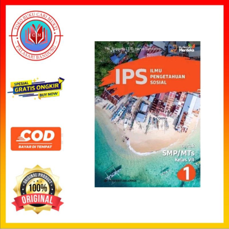 Jual Erlangga Buku Ips Ilmu Pengetahuan Sosial Untuk Smp Mts Kelas 7