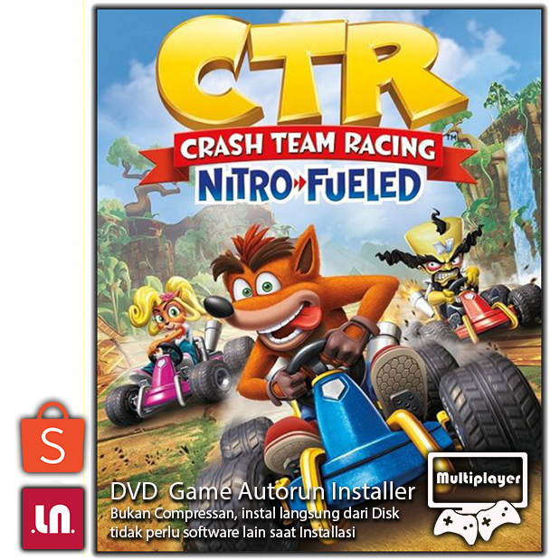 Jual CTR Crash Team Racing Nitro Fueled - PC DVD Game | Shopee Indonesia