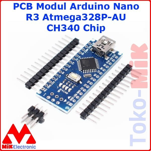 Jual PCB Modul MCU Nano V3 Atmel Atmega328P-AU CH340 | Shopee Indonesia